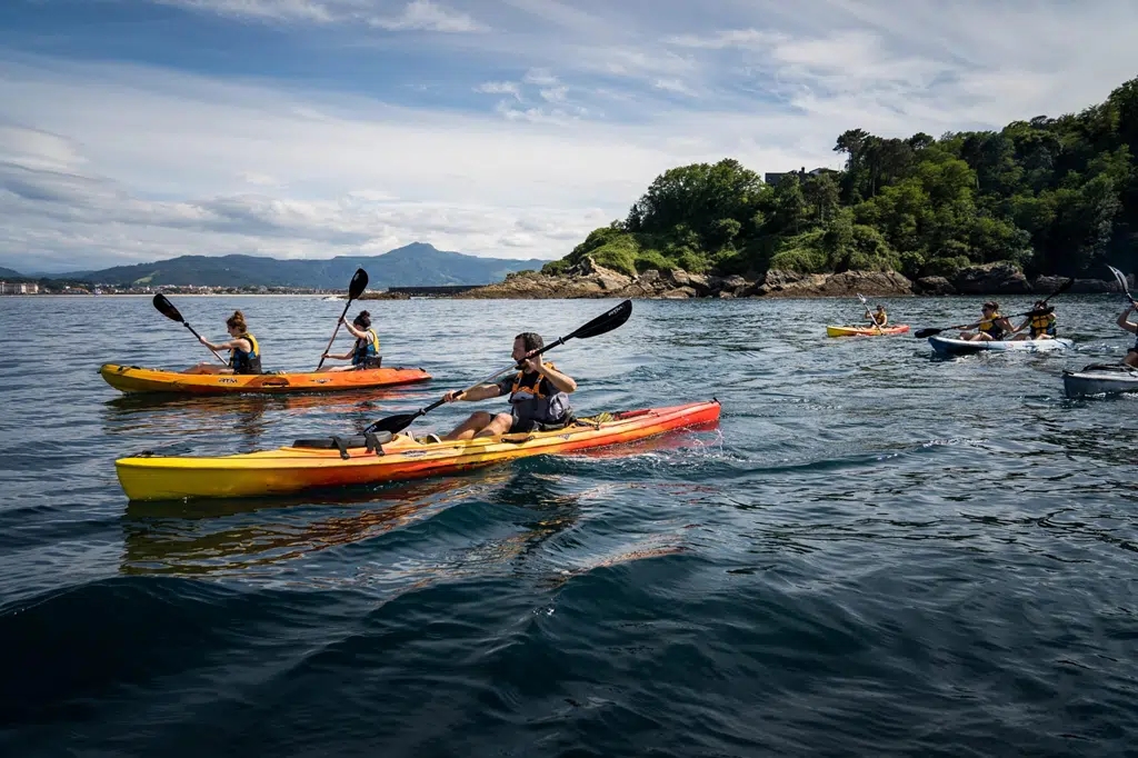Kayak en Vizcaya