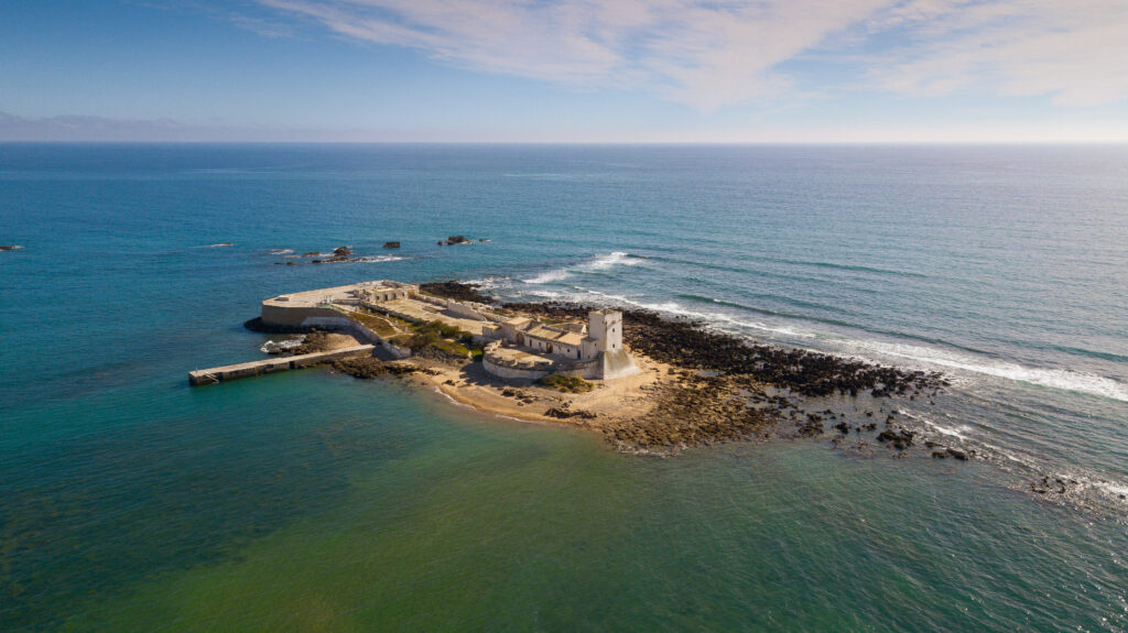 El castillo de Sancti Petri. Por luis.