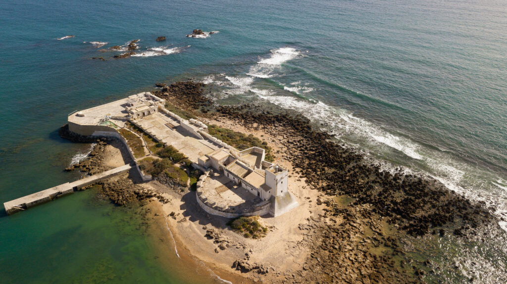 El castillo de Sancti Petri. Por luis.