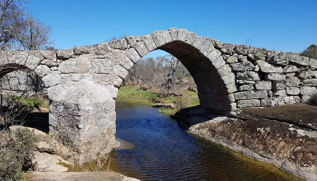 Puente del Diablo de Porquerizas, en La Mata de Ledesma (Salamanca).