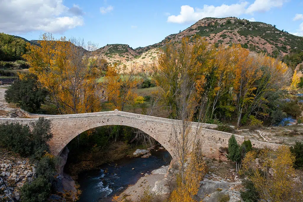 Puente de la Fonseca o del Diablo, en Rubielos de Mora (Teruel).