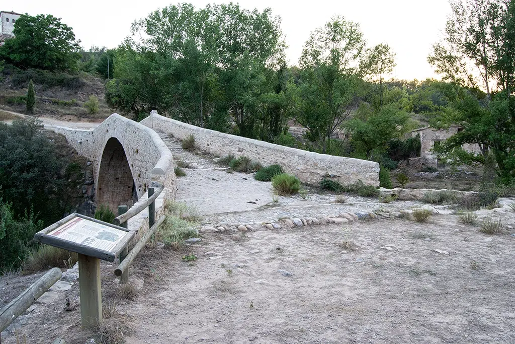 Puente de Fonseca o del Diablo, en Rubielos de Mora (Teruel).