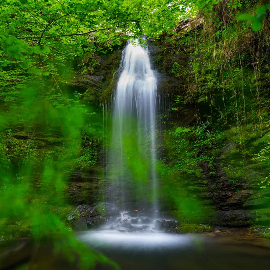 Cascada de Lamiña, Saja Besaya, Cantabria