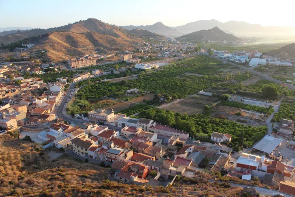 Vista aérea desde Monteagudo. Por Mykola Kornilov.