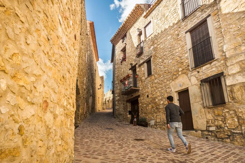 Una calle de Culla. Por Eduard Borja