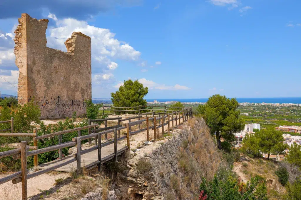 Castillo de Santa Ana en Oliva (Comunidad Valenciana)