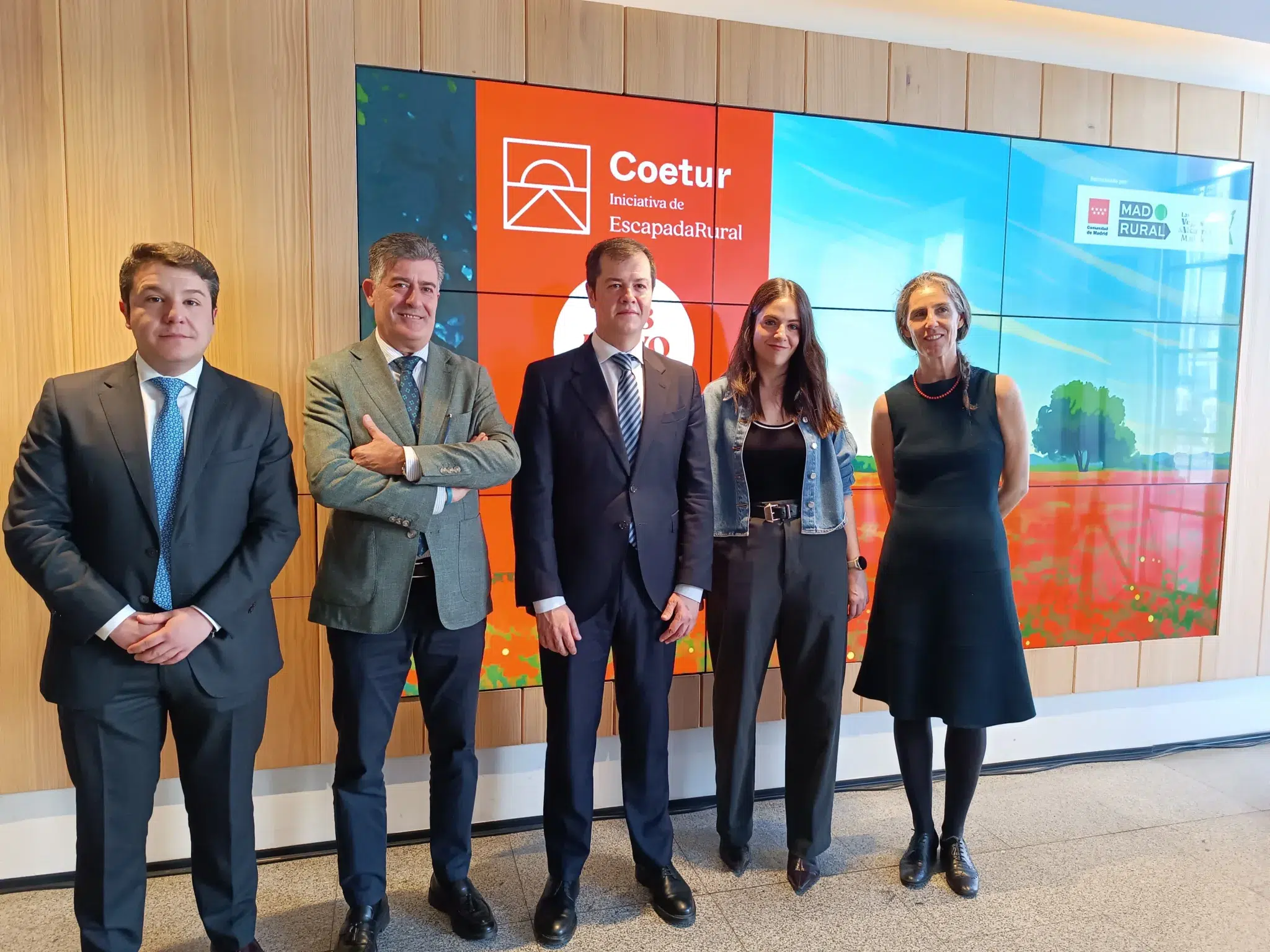 El Viceconsejero de Cultura, Turismo y Deportes de la Comunidad de Madrid y EscapadaRural han presentado COETUR 2025