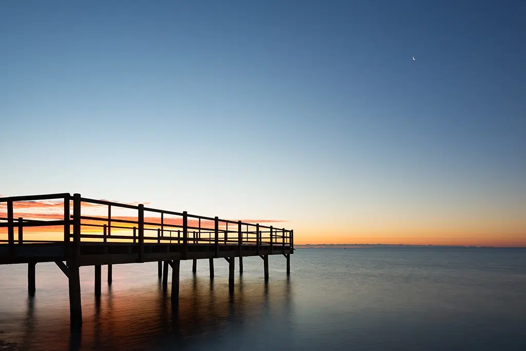 Muelle salinero del Tamarit, en Santa Pola (Alicante).