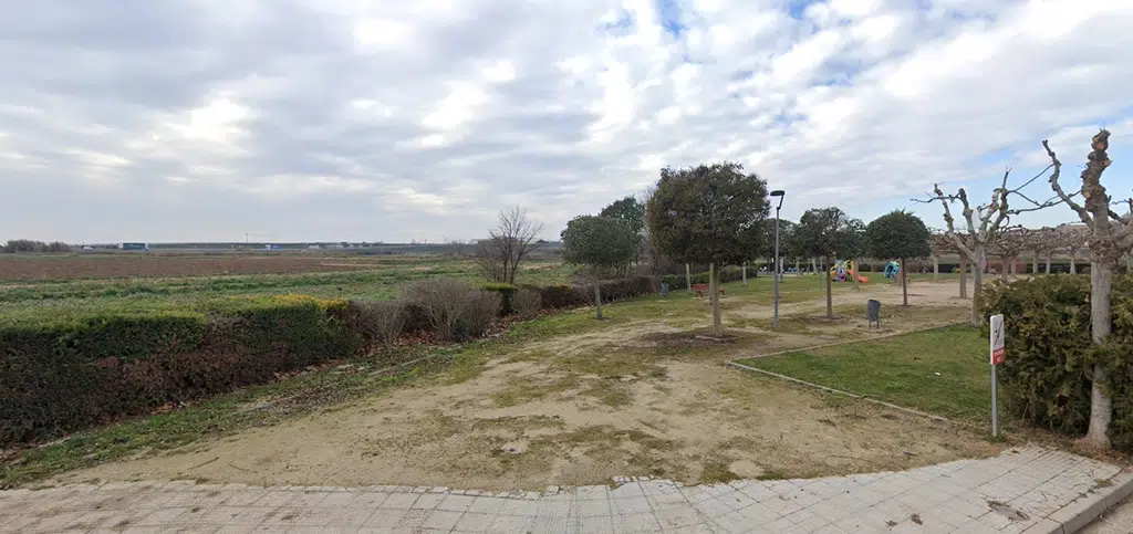 Parque Gol de Nayim, en Alagón (Zaragoza).