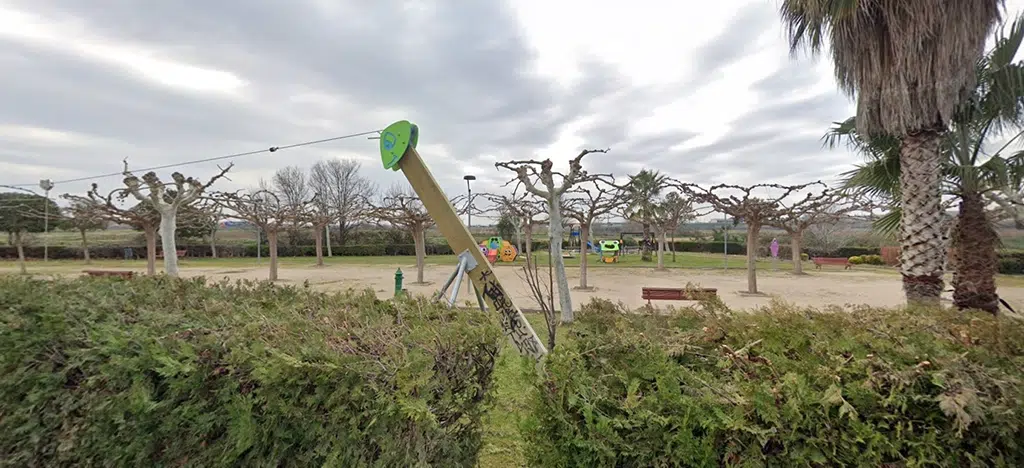 Parque Gol de Nayim, en Alagón (Zaragoza).