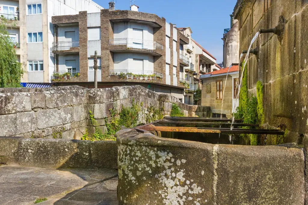Fuente en Caldas de Reis. Por Arousa