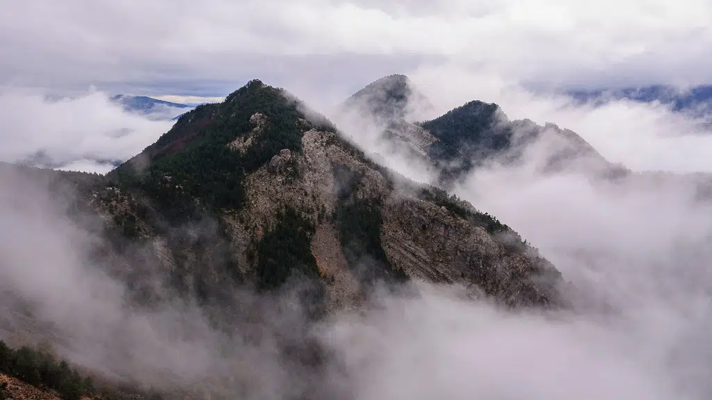 Serra del Cadí desde Coll de Pal, Berguedà