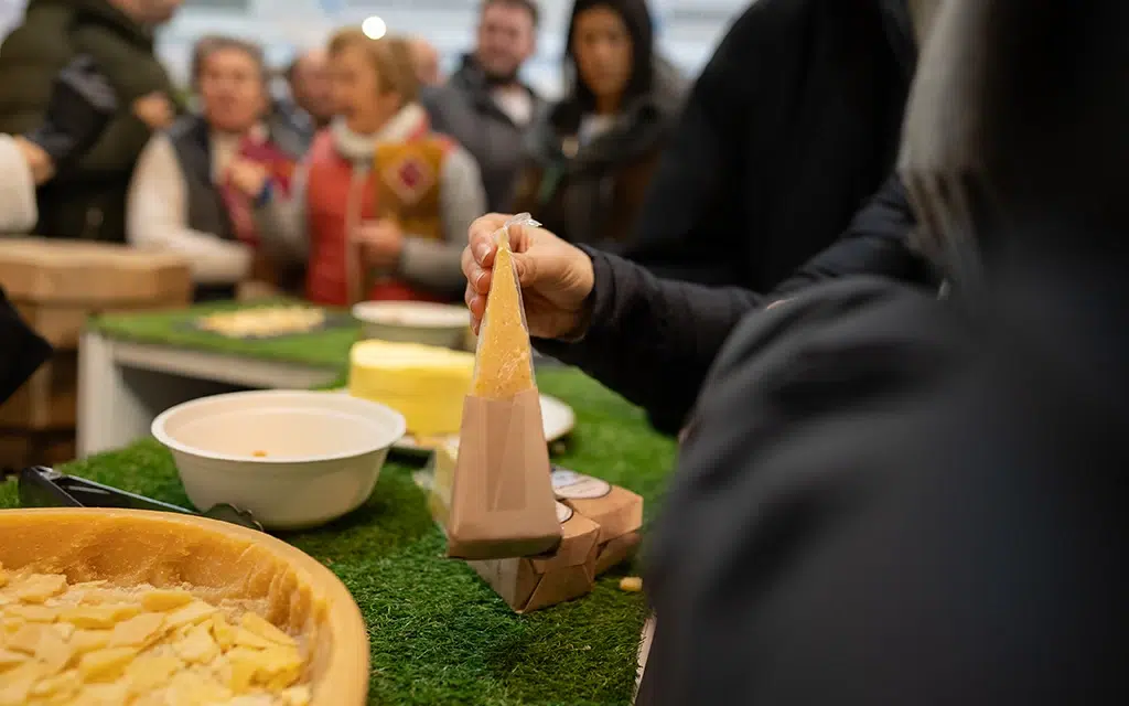 Queso Galmesano en la Fiesta del Queso de Arzúa