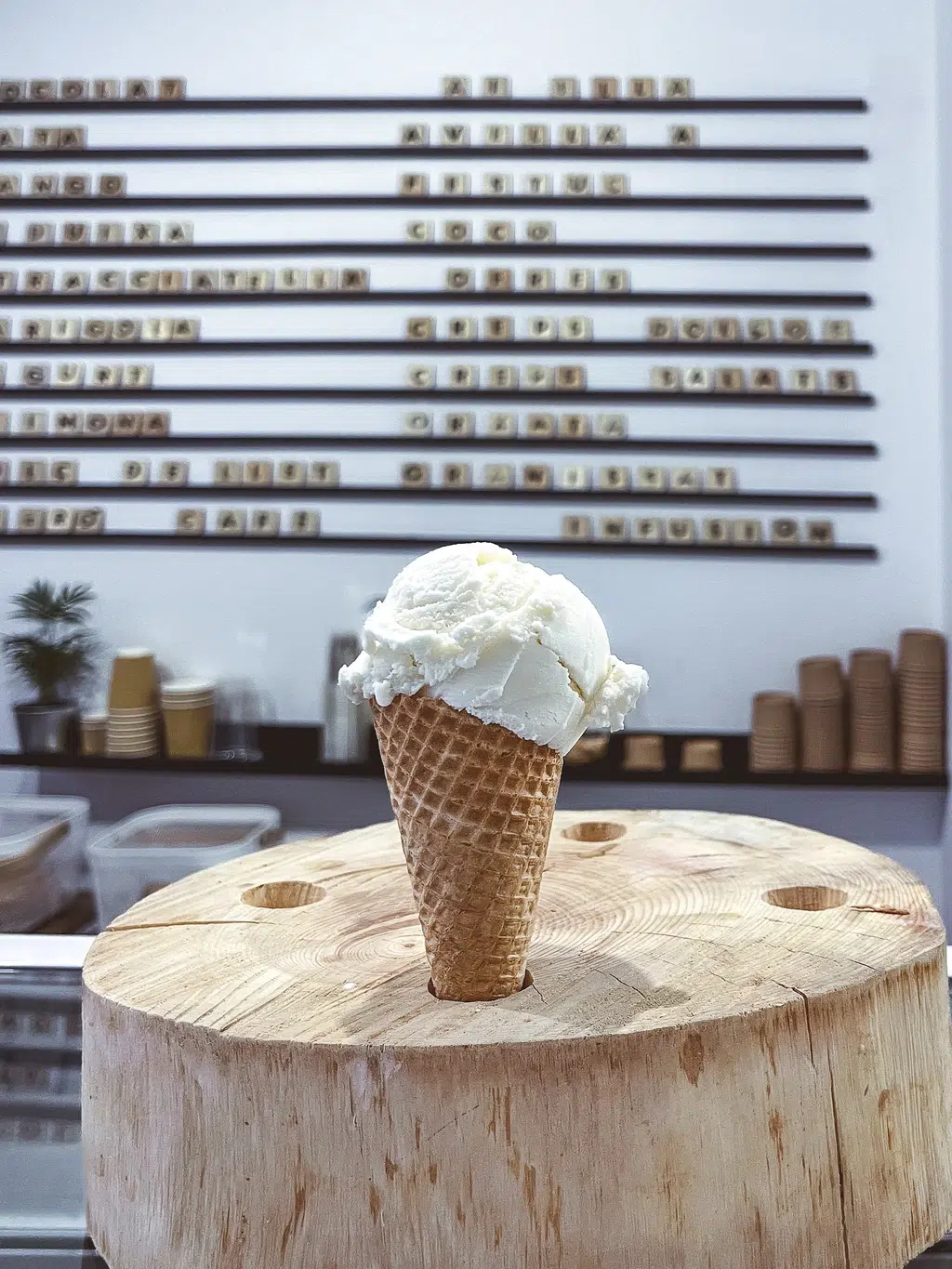 Comer helado típico… ¡de los Pirineos!