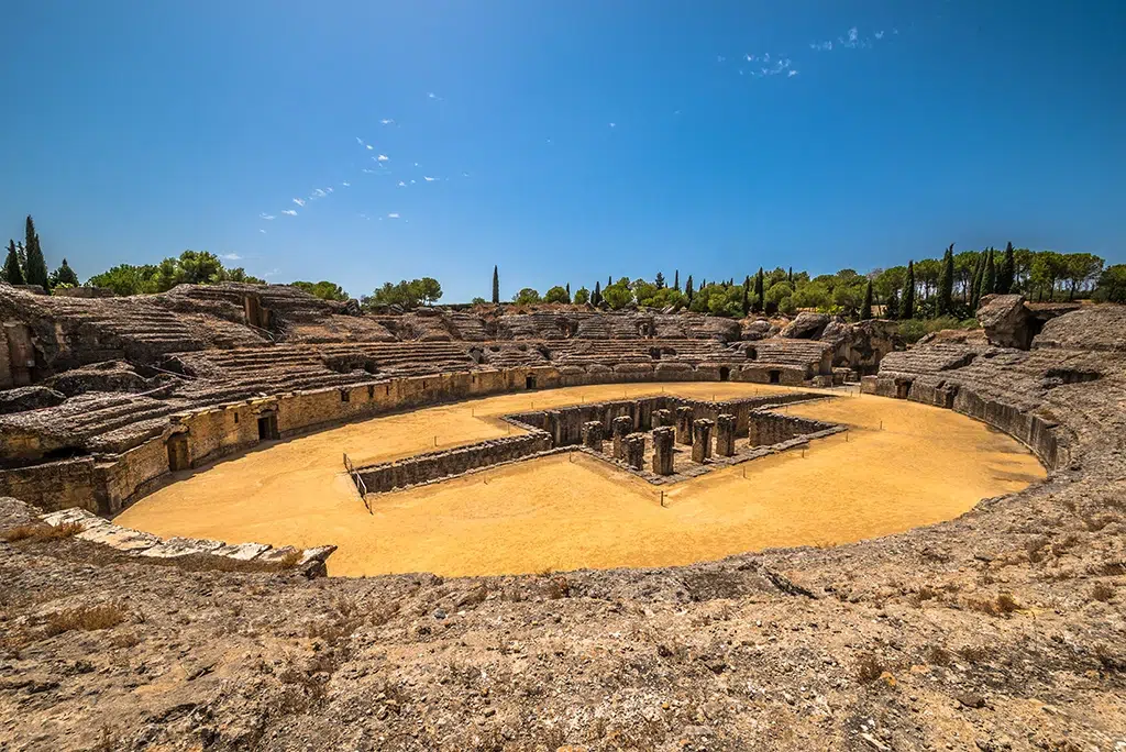 Ciudad romana de Itálica, en Sevilla. Candidata a ser Patrimonio Mundial de la UNESCO
