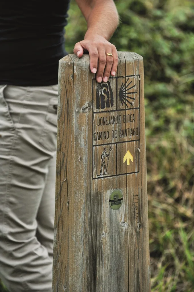 Indicaciones del Camino de Santiago a su paso por la provincia de Bizkaia