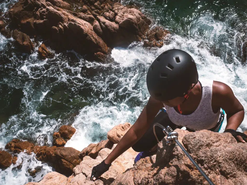 Vía ferrata Cala del Molí. Por miguel.