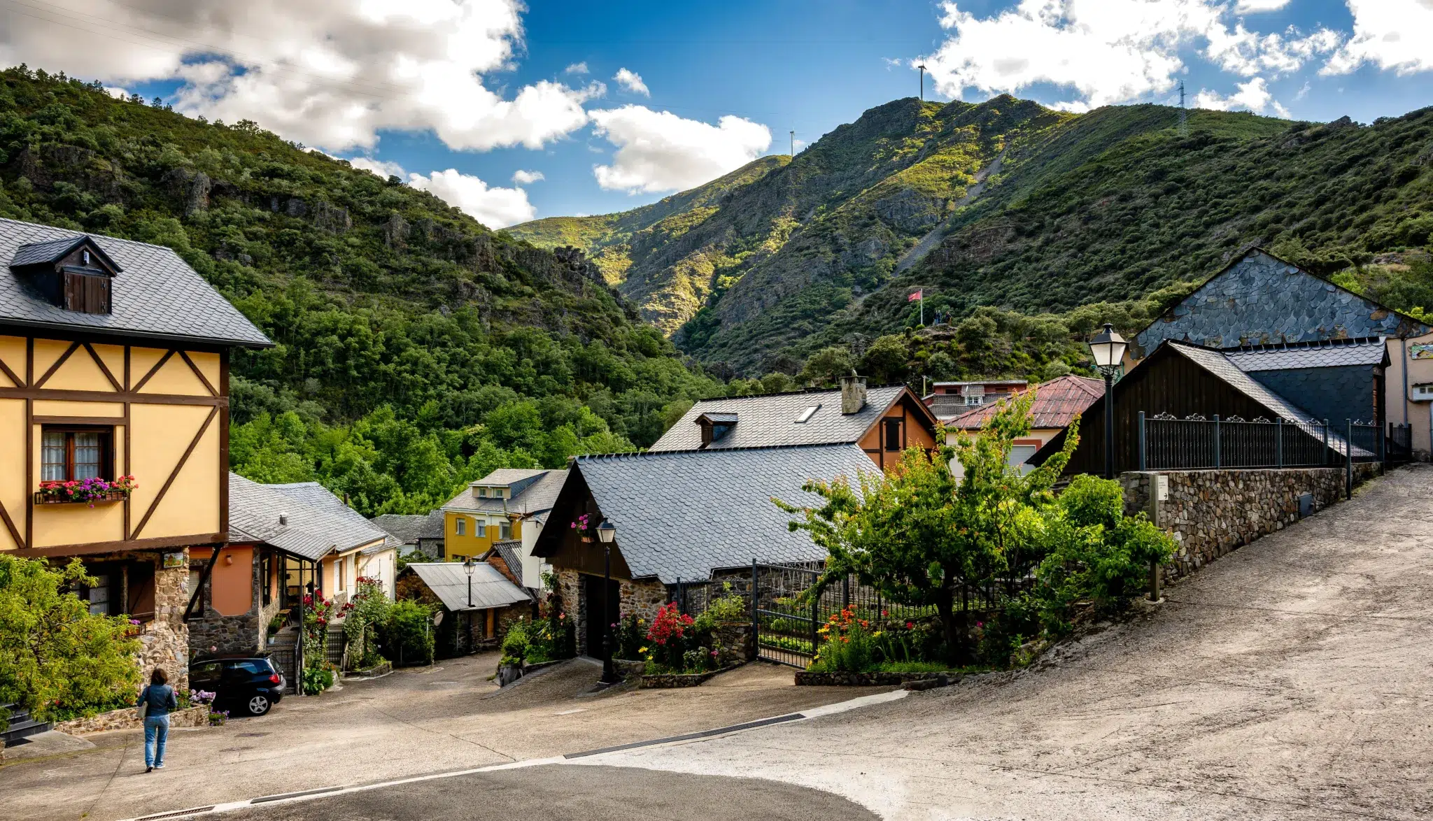 San Facundo, pueblo de El Bierzo. Por Lux Blue.