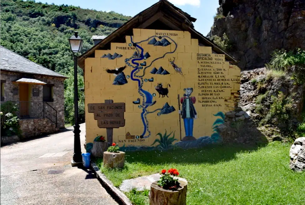 Mural en San Facundo. Cortesía de Ricardo Vila.