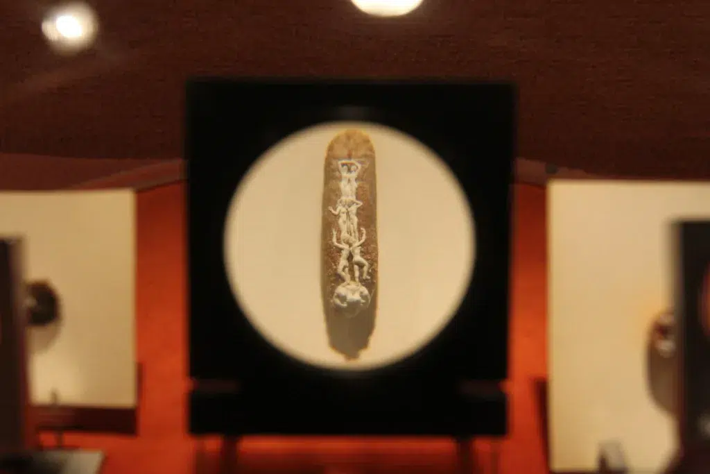 Pieza del Museo de Microminiaturas. Cortesía de la oficina de turismo de El Castell de Guadalest.