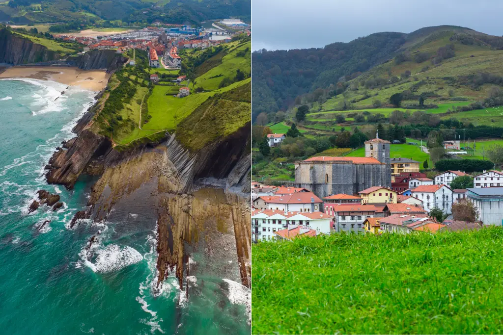 Zumaia y Parque Natural de Pagoeta (Guipúzcoa)
