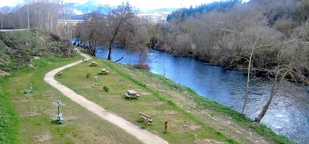 Playa fluvial de Toral de los Vados (León).