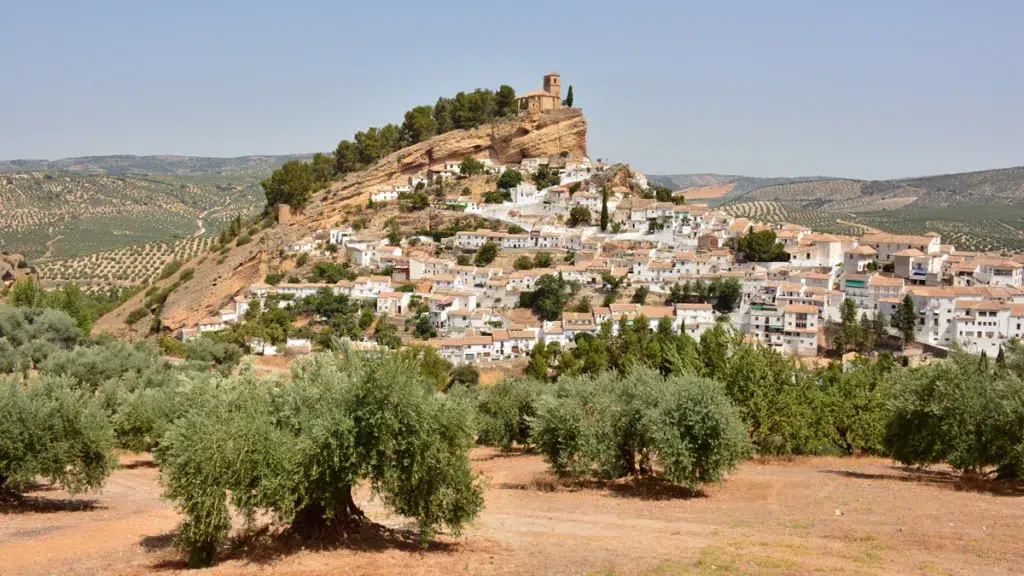 Montefrío, en Granada. Vistada desde el mirador