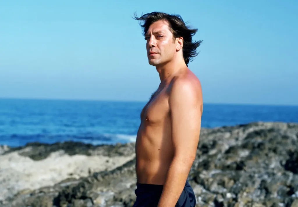 Bardem en As Furnas durante el rodaje de Mar Adentro. Por Warner Bros
