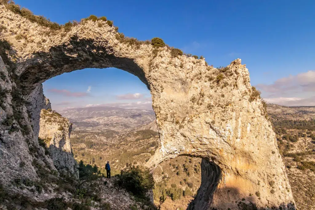 Arcos de Castell de Castells, en Alicante. Por Jose Aldeguer.