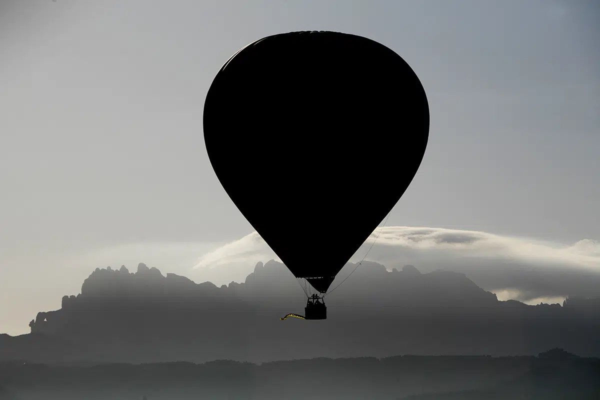 Vuelo en globo por Anoia, Montserrat, Bages.