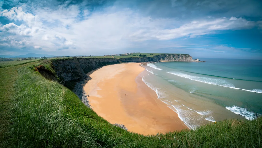 Playa de Langre, en Cantabria. Por Marina.