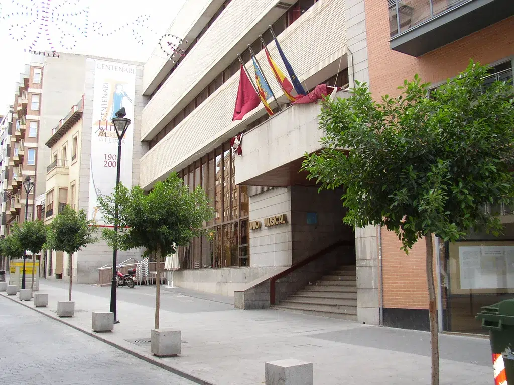 Sede de la Unió Musical de Llíria. Por Pelayo2. CC BY-SA 3.0, https://commons.wikimedia.org/w/index.php?curid=1215725