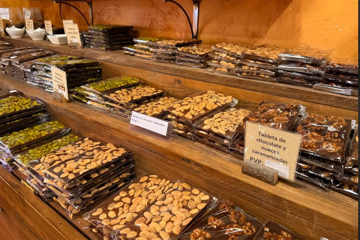 chocolates Chocolates tradicionales de la tienda de Merche. Sierra Norte de Madrid