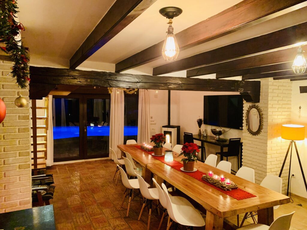 Casas rurales decoradas por Navidad: Casa rural Secrets, en Xàbia (Alicante).