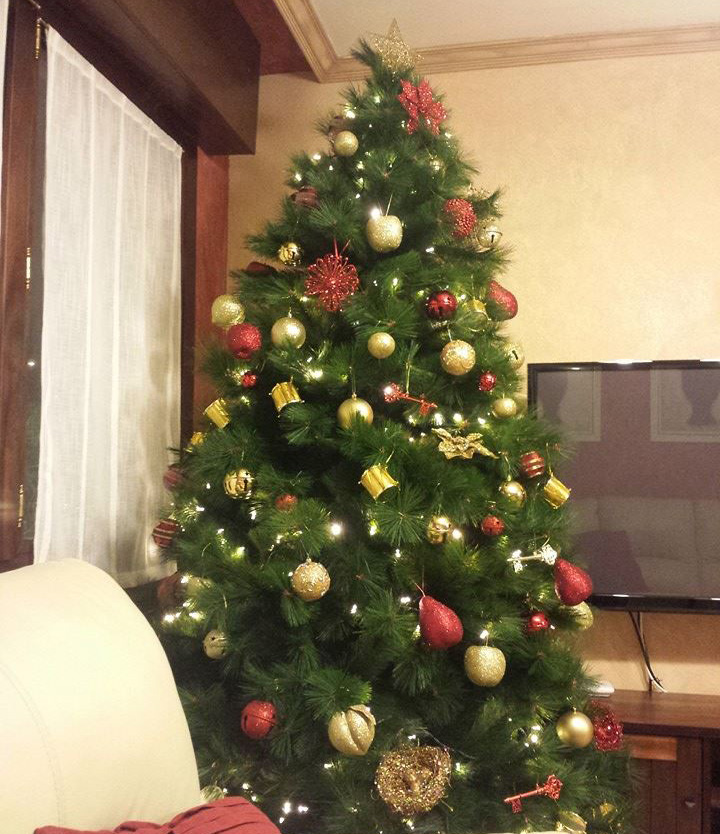 Casas rurales decoradas por Navidad: Muskildia Etxea, en Villatuerta (Navarra).