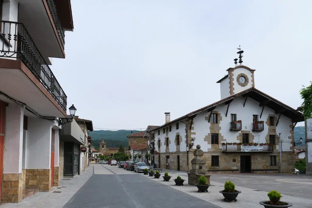 El pueblo de Arbizu (Navarra). Por jordi