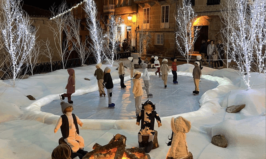 Allariz en la Navidad de 2024. Cortesía del Ayuntamiento.