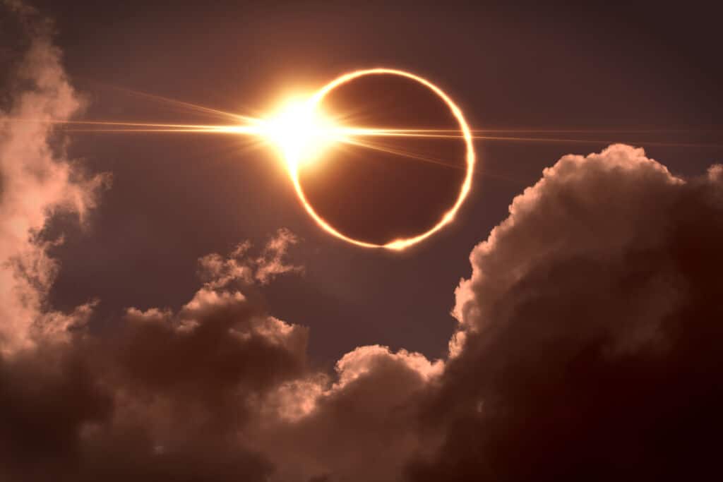 Eclipse de sol. Por Peter Jurik