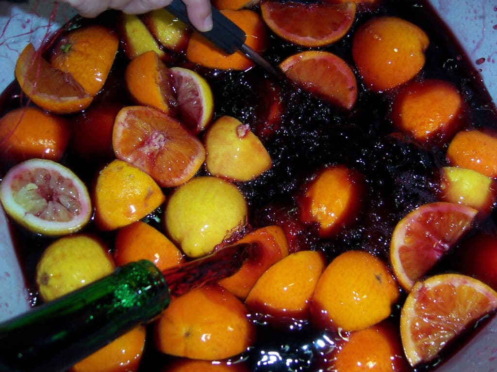 Preparación del zurracapote.