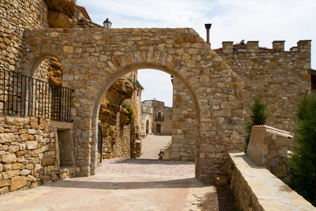 Una calle de Culla (Castellón).