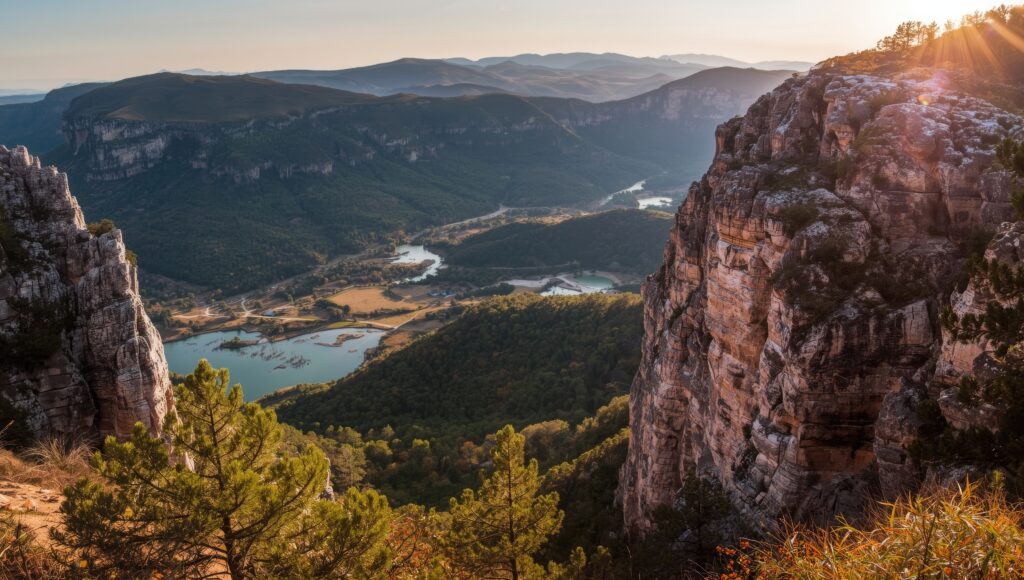 Vista panorámica de la Serranía de Cuenca.