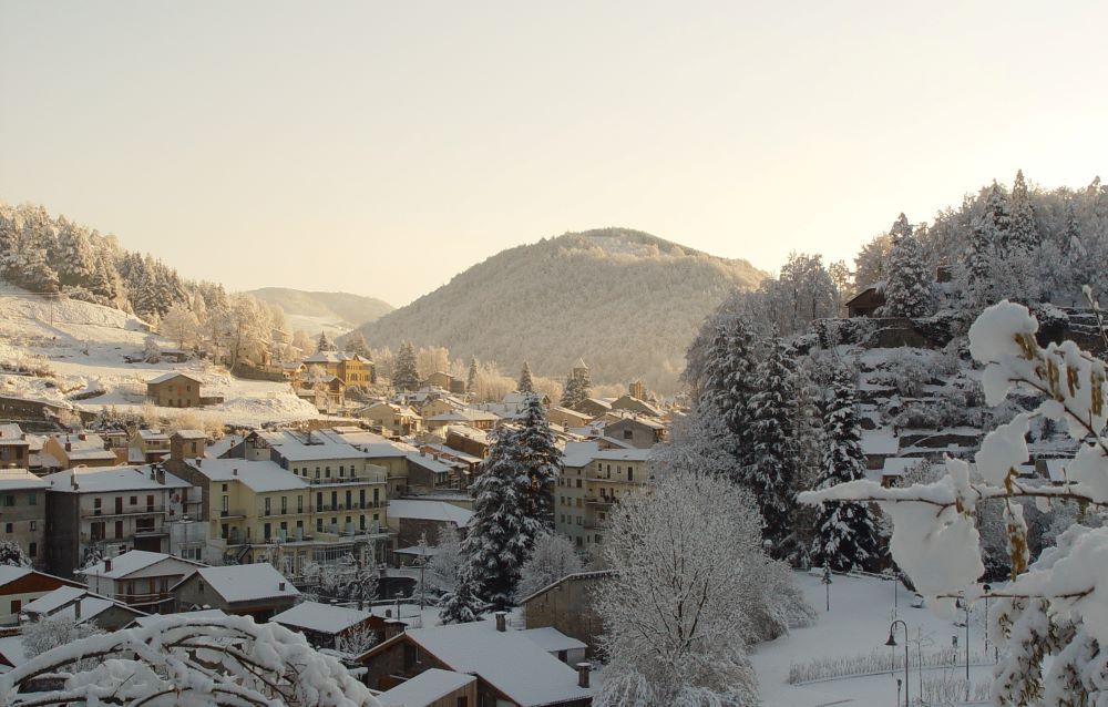 Camprodon (Girona), bajo la nieve.