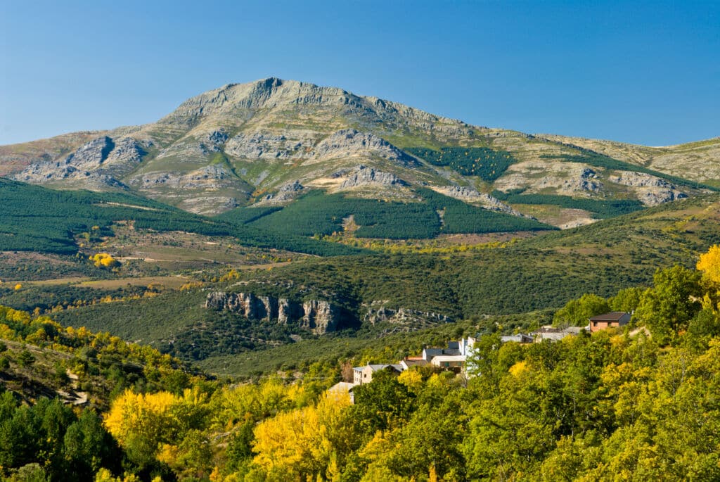 Panorámica de La Huerce (Guadalajara) y Sierra del Ocejón. Por Pedro Oliva