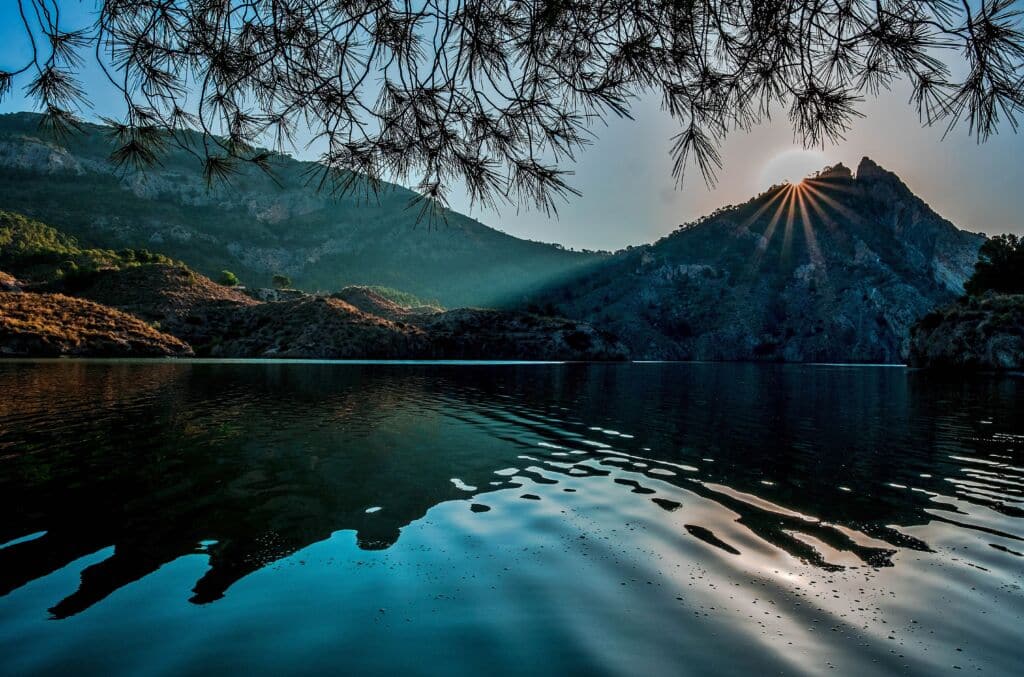 Vista del embalse de Tibi, en Alicante. Por joan