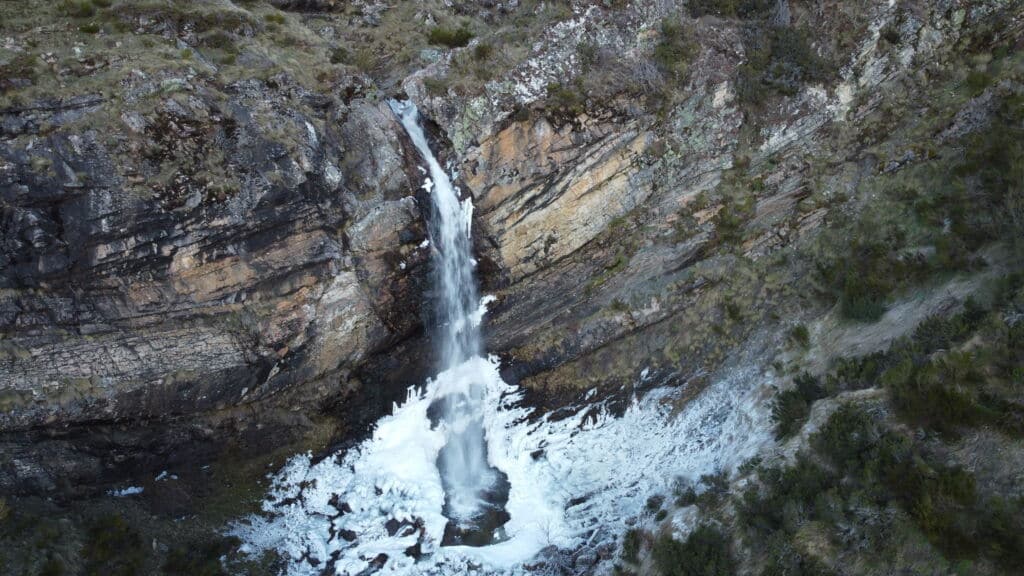 Cascadas congeladas. valle de Laciana (León).