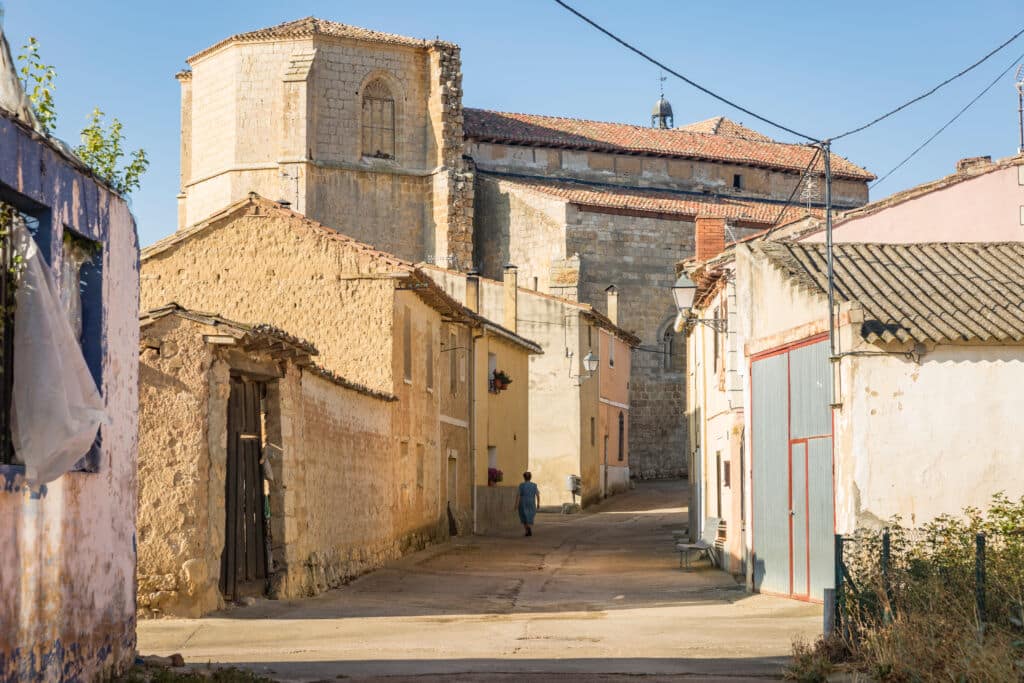 Una calle de Castrillo Mota de Judíos (Burgos). Por Jorge Anastacio
