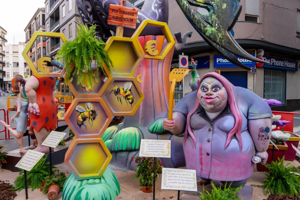 Fallas de Borriana, en Castellón. Por Andres