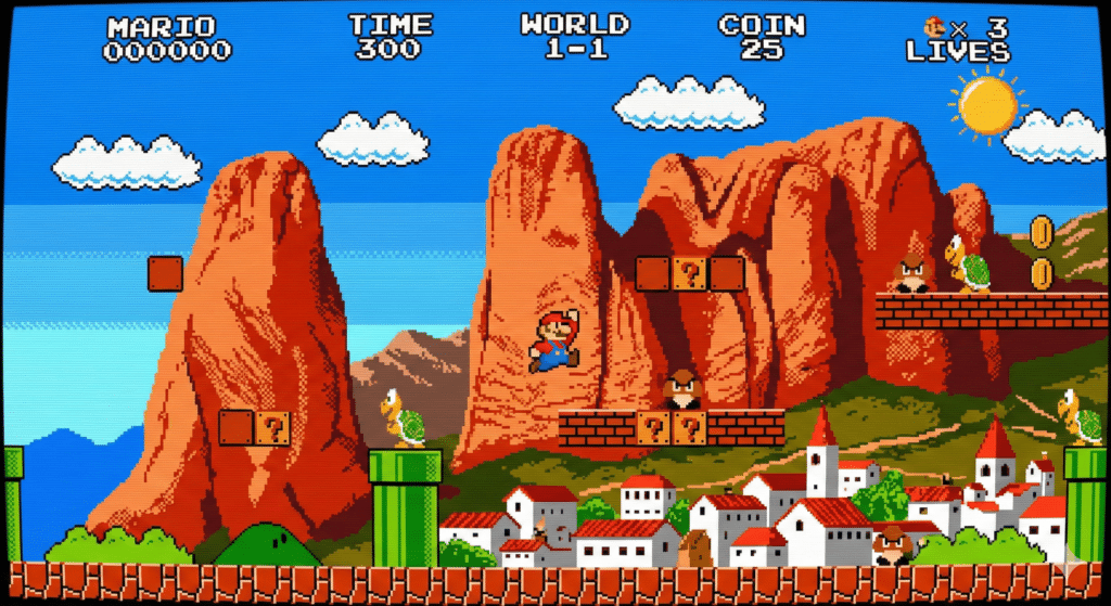 Imagen creada con IA basada en la imagen real de los Mallos de Riglos (Huesca)