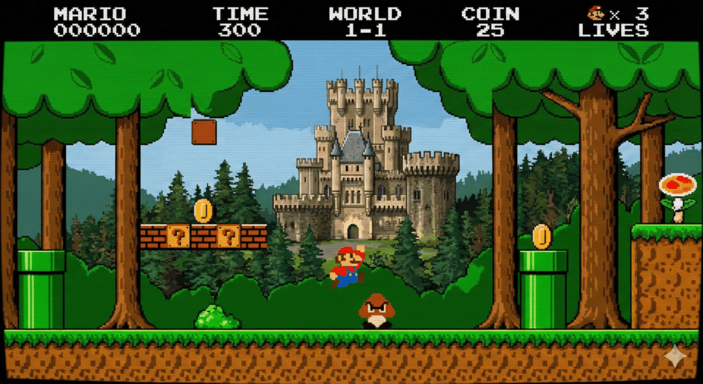 Imagen creada con IA basada en la imagen real de Gatika (Vizcaya)