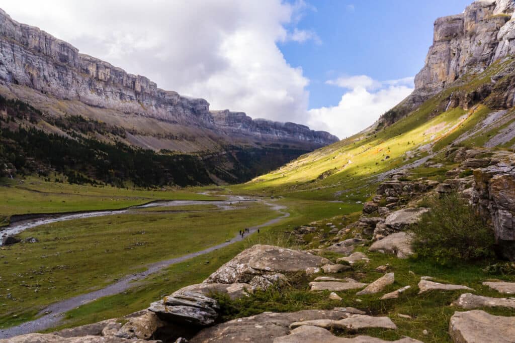 Faja de Pelay, en la Pradera de Ordesa (Huesca).